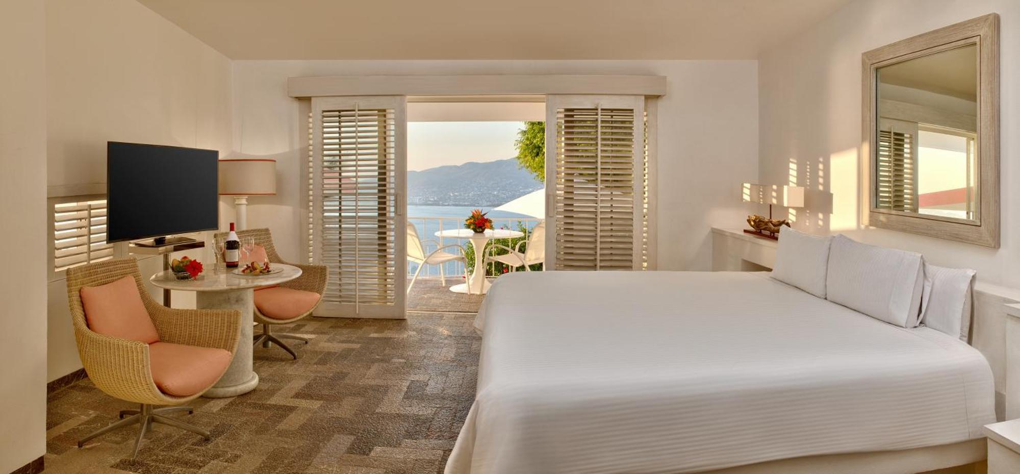 Casita mit Kingsize-Bett und Gemeinschaftspool